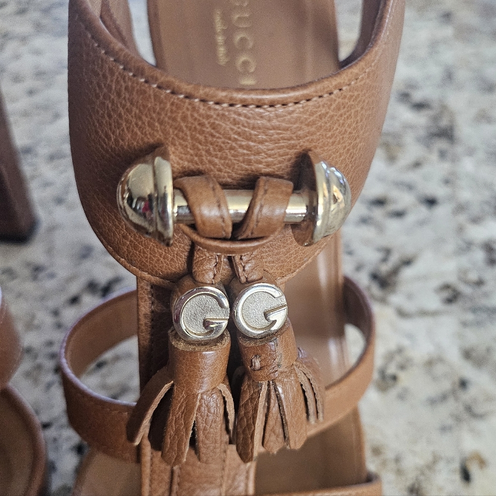GUCCI Marrakech Tassel Sandals - Picture 6 of 13